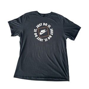 NIKE JUST DO IT  T-SHIRT logo michael jordan air‎ dunk THE NIKE SHIRT vintage XL